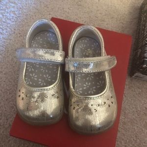 See Kai Run gold Mary Janes
